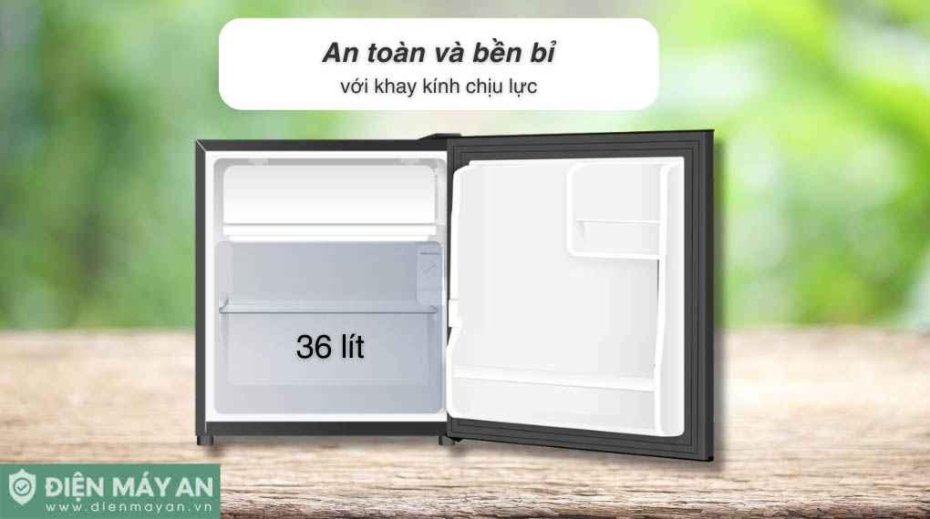 Tủ lạnh Aqua 50 lít AQR-D60FA(BS)